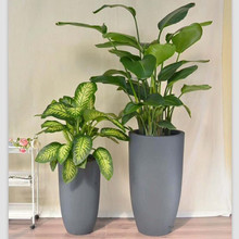 室外绿化北欧简约花盆设备 园艺产品氧化镁大小种植盆工厂销售品